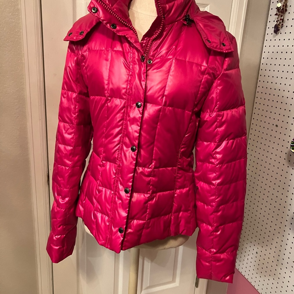 Marc New York Fuchsia Quilted Puffer Jacket